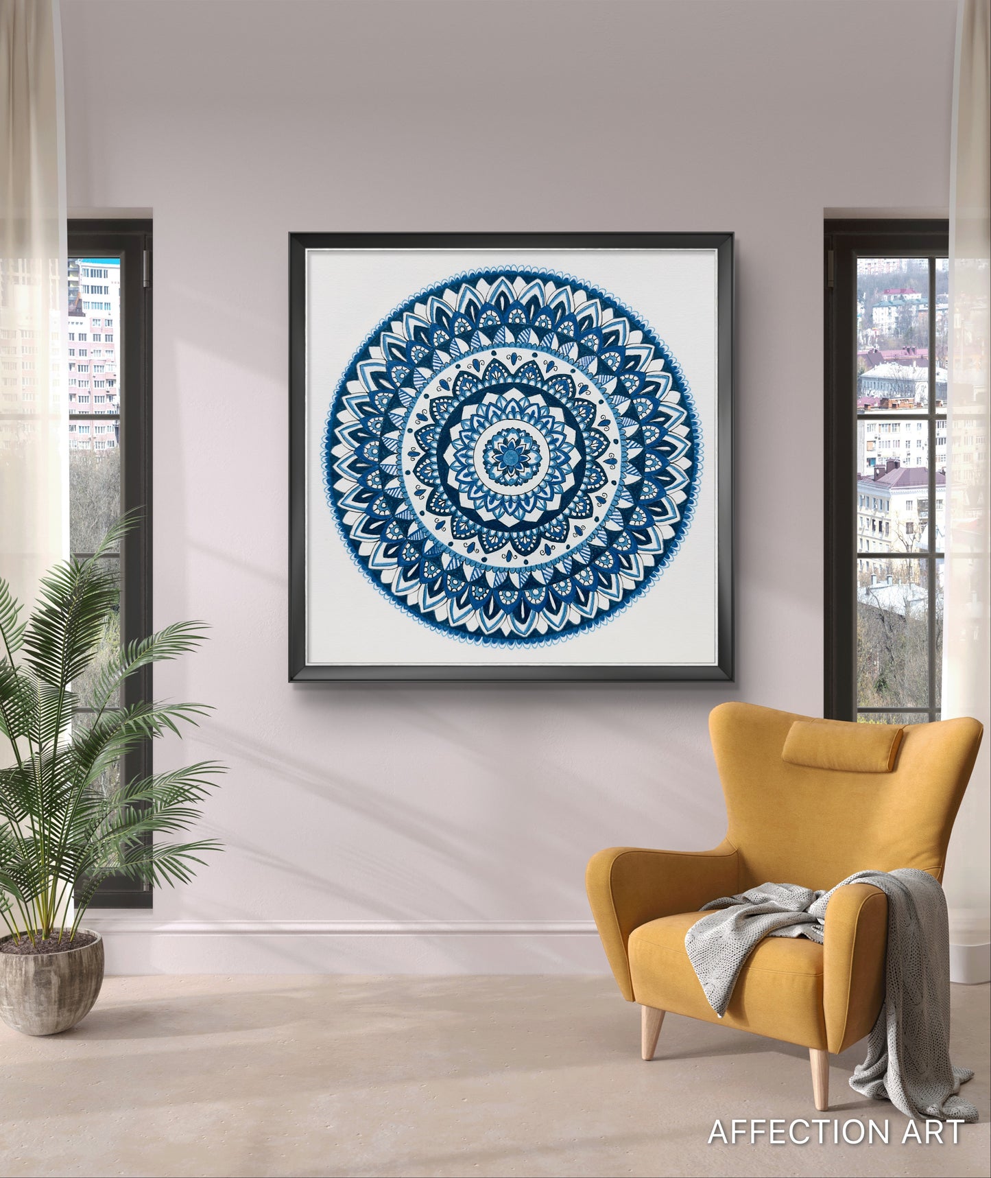 MANDALA - CALMING BLUES